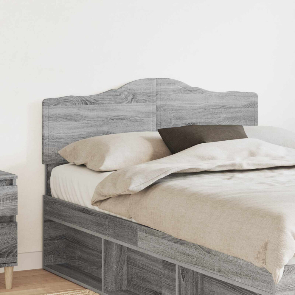 Vidaxl Headboard Sonoma Engineered Wood Grey