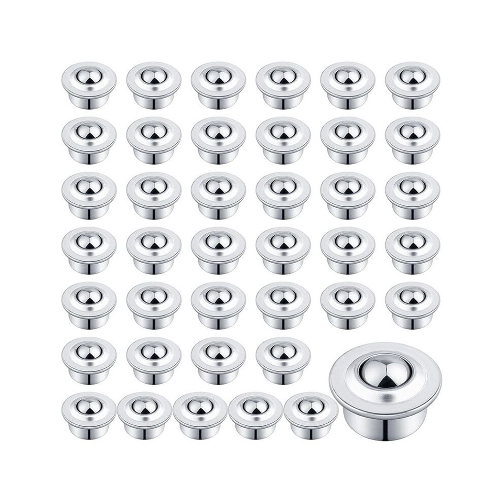 5/8Inch Roller Transfer Bearing, 40Pcs Cy-15H Carbon Steel -Bearing Rollers, Transfer Bearing Casters 6034127304882