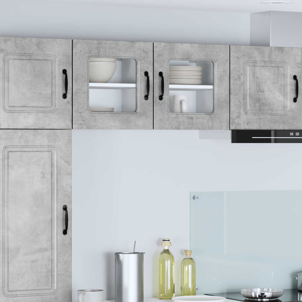 Vidaxl Dishwasher Panel Kalmar Concrete 40 X 31 X 40 Cm Grey