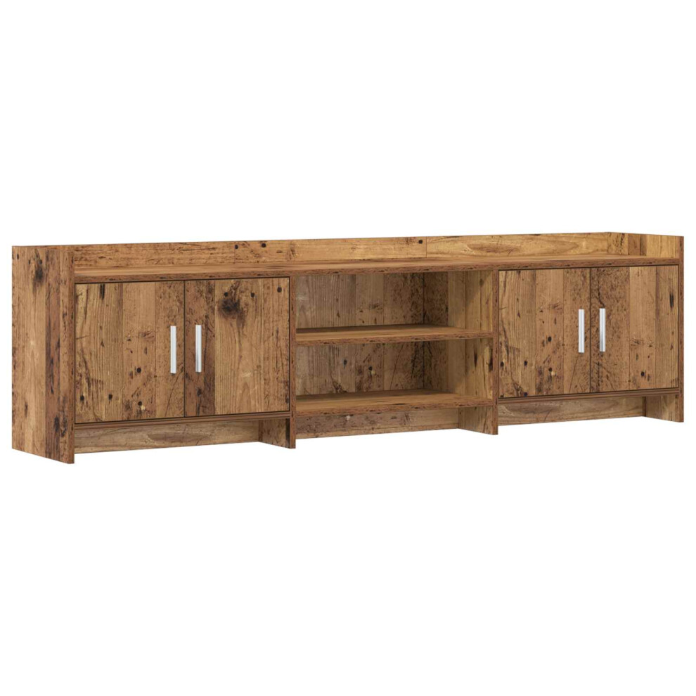 Vidaxl Tv Cabinet 168 X 33 X 47 Cm Old Wood Engineered Wood