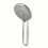 Shower Head Universal Bath Shower Handheld Handset Chrome (1pc, Silver) 1