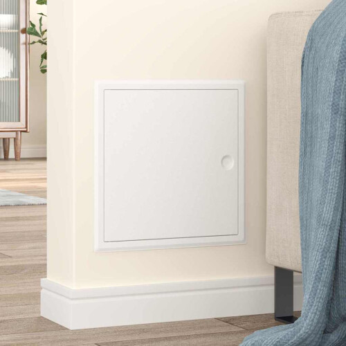 VidaXL vidaXL Access Panel White 33 x 33 x 3 cm Steel 2