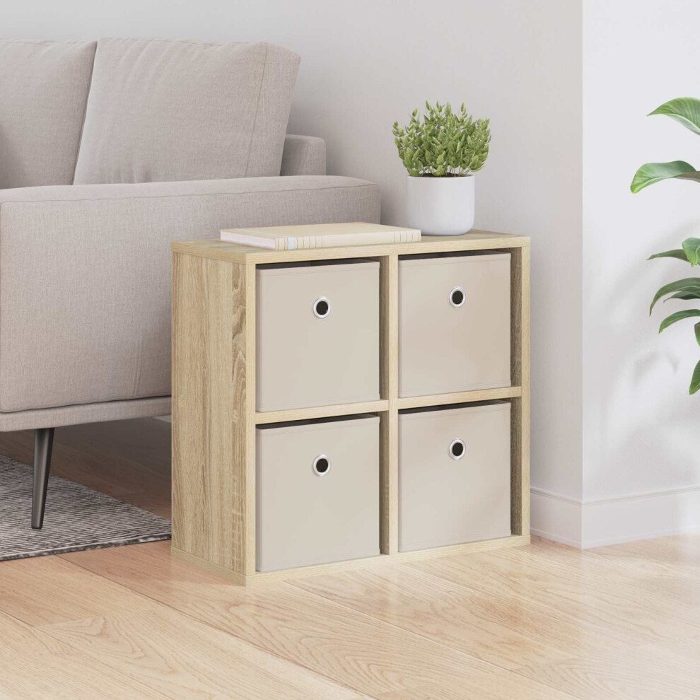 Vidaxl Sideboard With Drawer Sonoma Oak 49.5 X 22 X 47 Cm