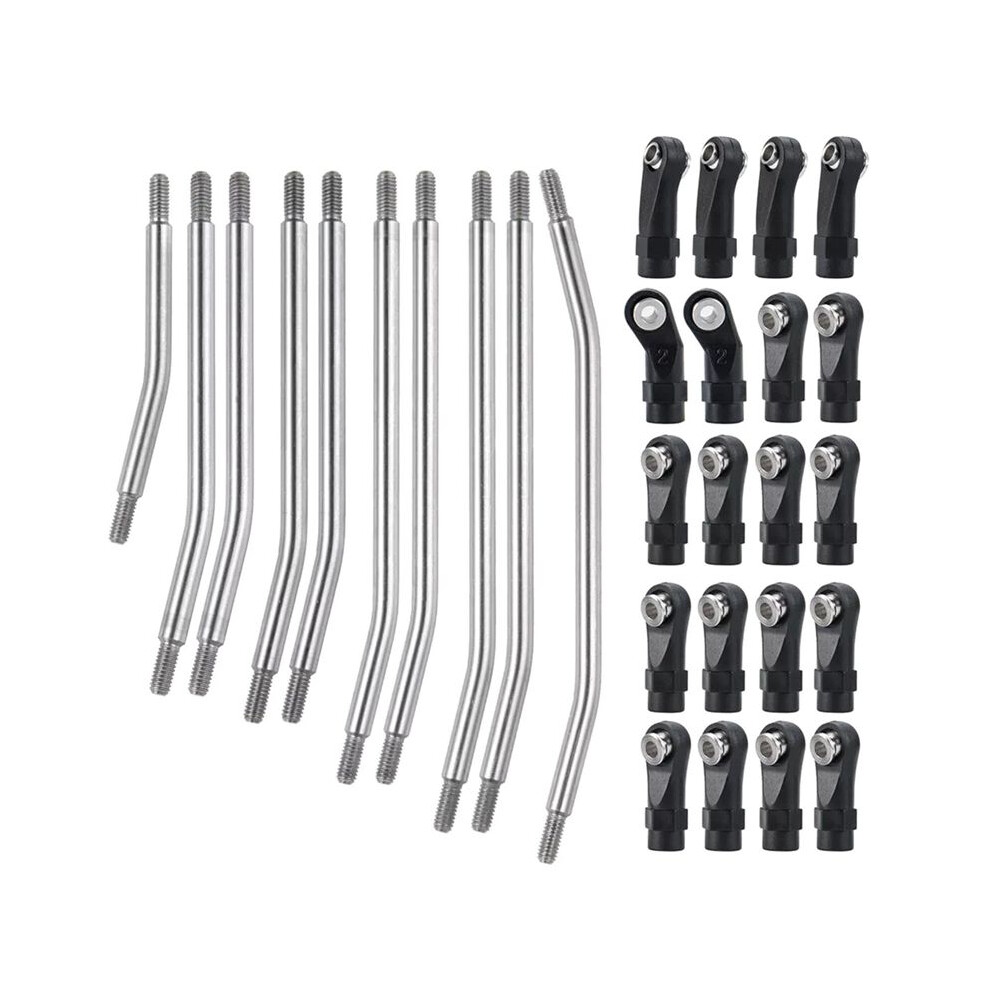 313Mm Rc Upper Lower Linkage Chassis Link Set With Plastic Rod Ends For 1/10 Axial Scx10 Ii 90046 Rc Crawler Car 6033072010268