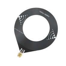 Portable Donut SDR Antenna Indoor Radio Antenna WB Antenna 10kHz-180MHz SMA Loop Antenna for Radio Walkie Talkie SDR,B