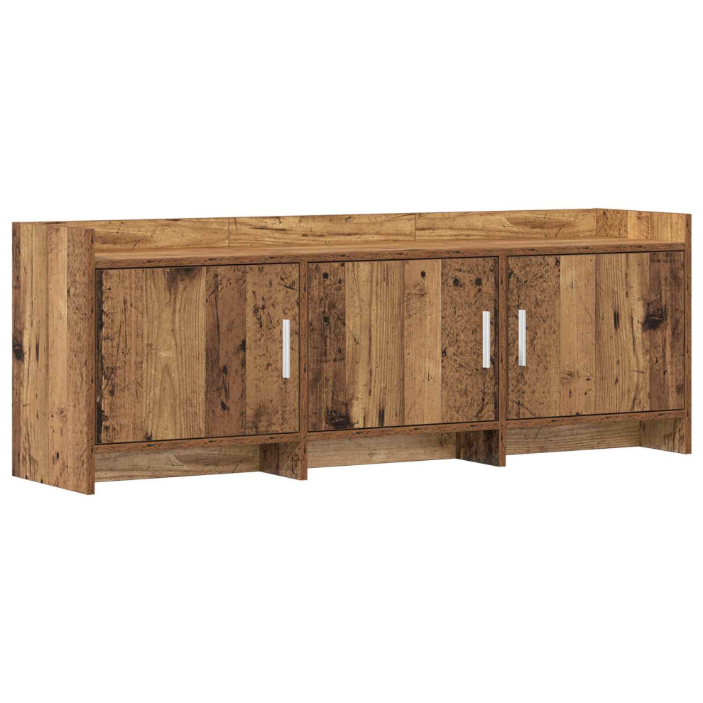 Vidaxl Tv Cabinet 130 X 33 X 47 Cm Old Wood Engineered Wood