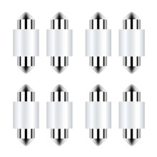 8er-Pack 31 mm Leseleuchten Auto LED-Leuchten Leselampen für Autokabinenbeleuchtung Kennzeichenbeleuchtung