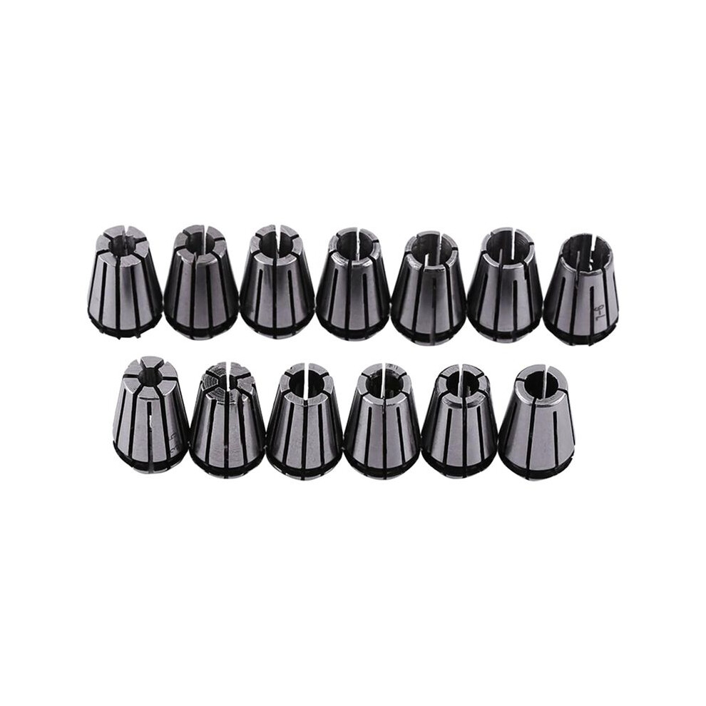 Photos - Bits / Sockets 15PCS ER11 Collet Set, Spring Collet Chuck, CNC Spindle Collet, 65Mn Spring Steel Replacement Collet