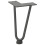 VidaXL vidaXL Hairpin Legs for Coffee Table 4 pcs Anthracite 20 cm Solid Steel 4