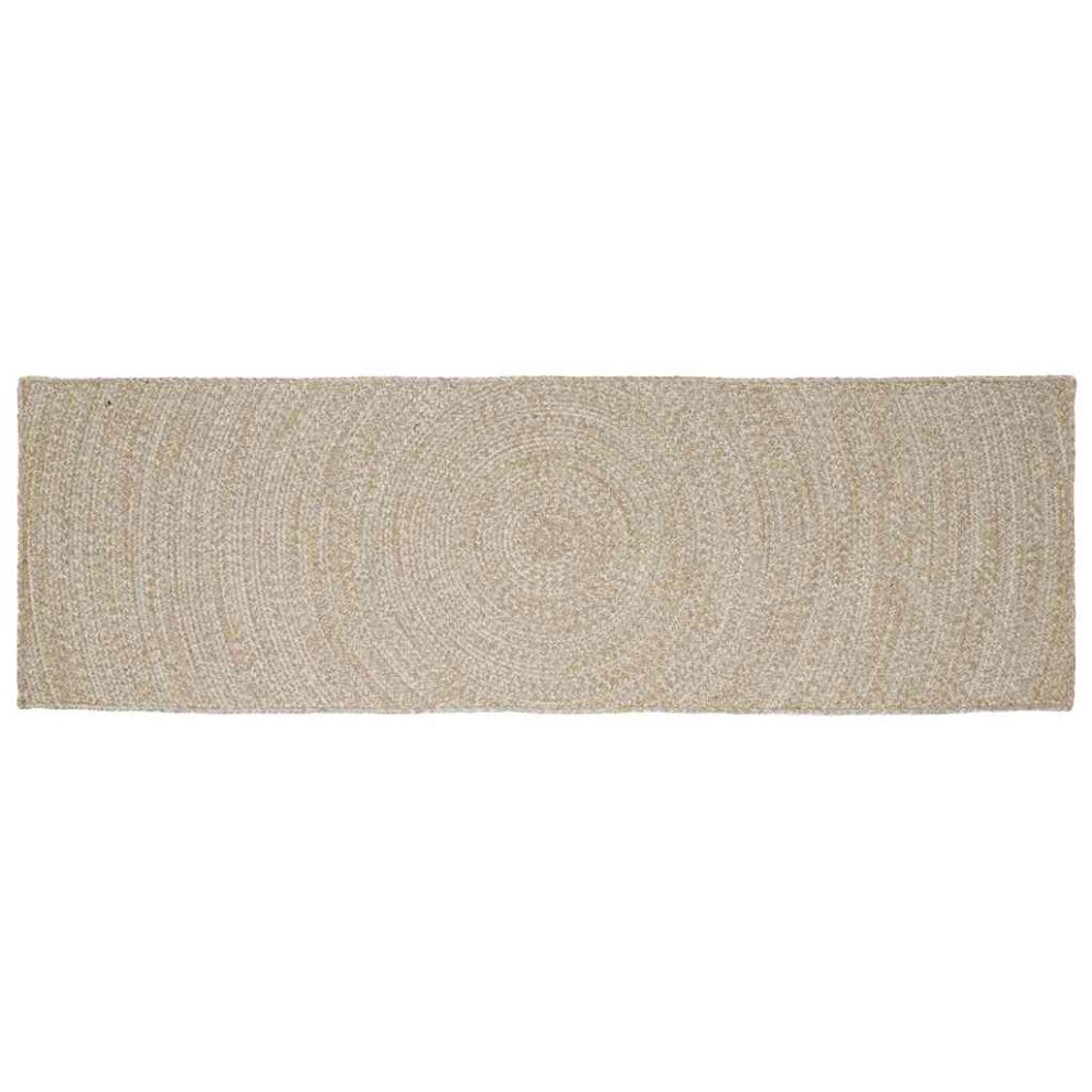Vidaxl Area Rugs Natural And White 80 X 250 Cm Jute