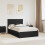 VidaXL vidaXL Bed Frame with Drawer Black 120 x 190 cm Engineer Wood 1