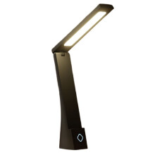LED-Augenschutz-Lese- und Schreibtisch für Kinder, Wiederaufladbar und Steckbar, Faltbare Lernschreibtischlampe, Schwarz