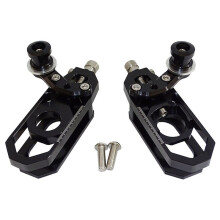 Motorcycle Rear Chain Adjusters Tensioners with Lifting Spool for YZF R6 2006-2016 Chain Adjustment Adjuster