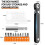 Right Angle Screwdriver Set -  Ratcheting 90 Degree Offset Wrench Kit 7