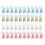 40 Pcs Clothes Hanger Connector Hooks Closet Hangers Organizer Space-saving Clip D 1