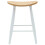VidaXL vidaXL Dining Chairs 2 pcs White 46 x 37 x 63 cm Solid Rubber Wood 5