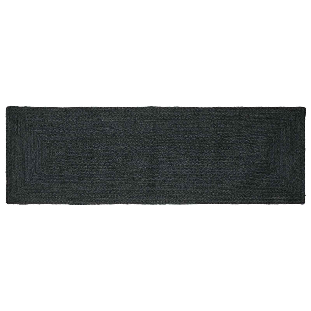 Vidaxl Area Rugs Rectangular Dark Grey 80 X 300 Cm Jute