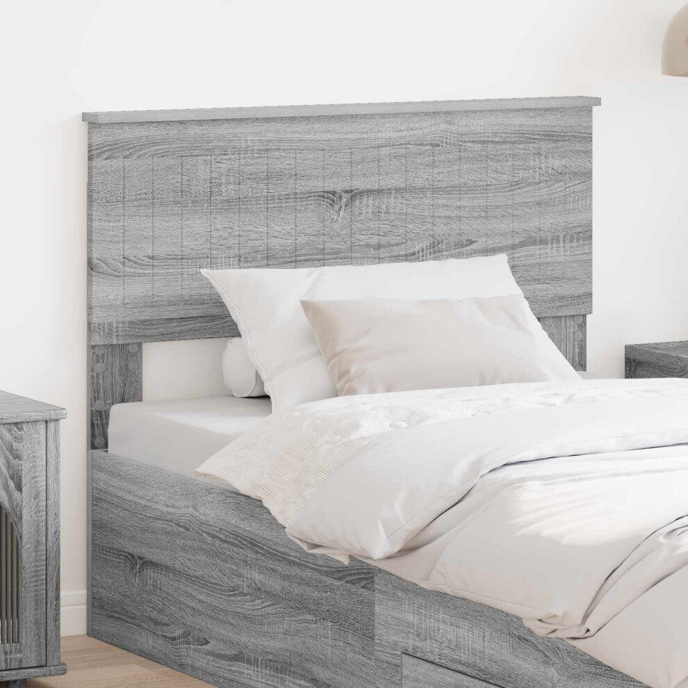 Vidaxl Headboard Sonoma Engineered Wood Grey