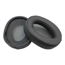 1 Paar Schaumstoff-Ohrpolster für MDR-100AAP 100A H600A Headset-Kissenbezug, Ersatz-Ohrpolster, Titangrau
