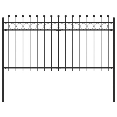 VidaXL vidaXL Ring Fence TILBURG Black 1
