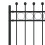 VidaXL vidaXL Ring Fence TILBURG Black 4
