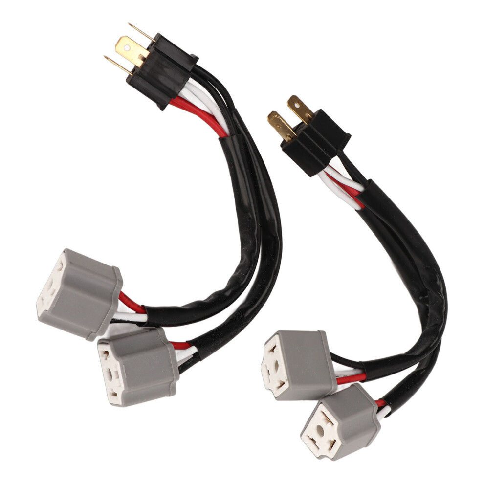 2X 9003 H4 Headlight Wiring Harness Socket Uk 7293282181205