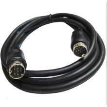 Din 9-Pin Male to 9-Pin Male Audio Input Extension Cable Cord 1m for Video Games, Sound Cards, Audio Equipment