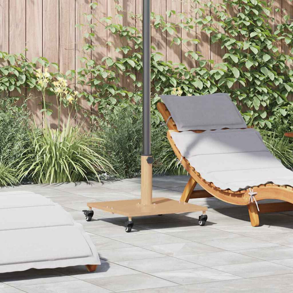 Vidaxl Parasol Base Light Wood 45 X 45 X 31.5 Cm