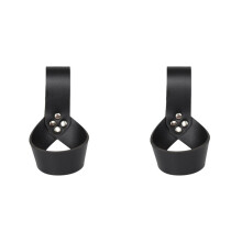 2X Mittelalterliche Schwertscheide Cutlass Retro Style Scheidenhalter Dolch Rapier Scheide für Cosplay Stage Party, Schwarz