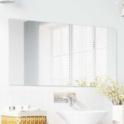 VidaXL vidaXL Wall Mirror Rectangular 50 x 100 cm Tempered Glass 2