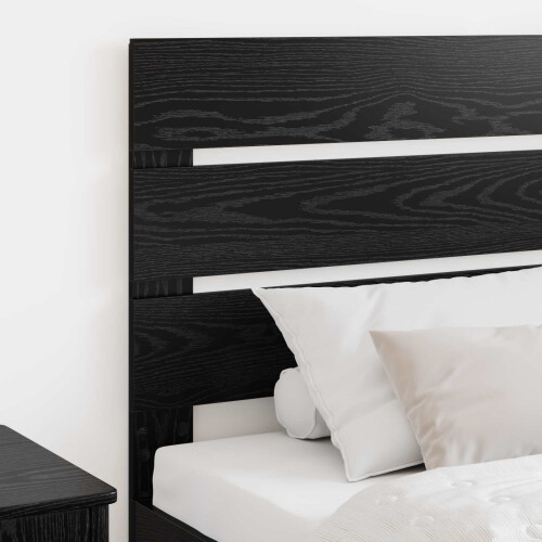 VidaXL vidaXL Headboard Black Oak Engineered Wood 1