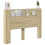 VidaXL vidaXL Storage Headboard with LED Sonoma Oak Engineered Wood 3