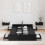 VidaXL vidaXL Storage Bed Frame Black Oak 120 x 200 cm Engineered Wood 3
