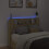 VidaXL vidaXL Storage Headboard with LED Sonoma Oak Engineered Wood 4