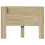 VidaXL vidaXL Storage Headboard with LED Sonoma Oak Engineered Wood 5