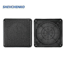 4 Inch Car Square Speaker Grilles Protective Mesh Cover PP Plastic for Car Speaker Net Cover 119*119MM 2pcs