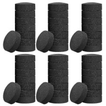 100pcs Fireplace Charcoal Tablets Grilling Charcoals Household Charcoal Camping Tool for Boiling Water