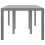 VidaXL vidaXL Garden Table Light Grey 200 x 100 x 73 cm Poly Rattan 4