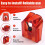 Replacement Stylus Replace Stylus ATXP5 Turntable LP Vinyl Record Phonograph Red ATXP5 3