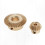 Copper Brass Bevel Gear Set, 0.5 Module Size for Mechanical Applications 2