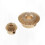 Copper Brass Bevel Gear Set, 0.5 Module Size for Mechanical Applications 3