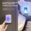 Wireless Remote Control Sound Light Doorbell Elderly Service Call Button Motion Sensor Bell Ring for Deaf People White 4