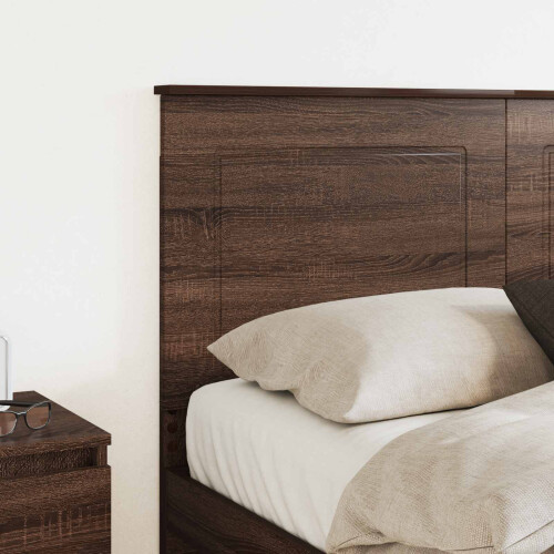 VidaXL vidaXL Headboard Brown Oak 100 cm Engineered Wood 2