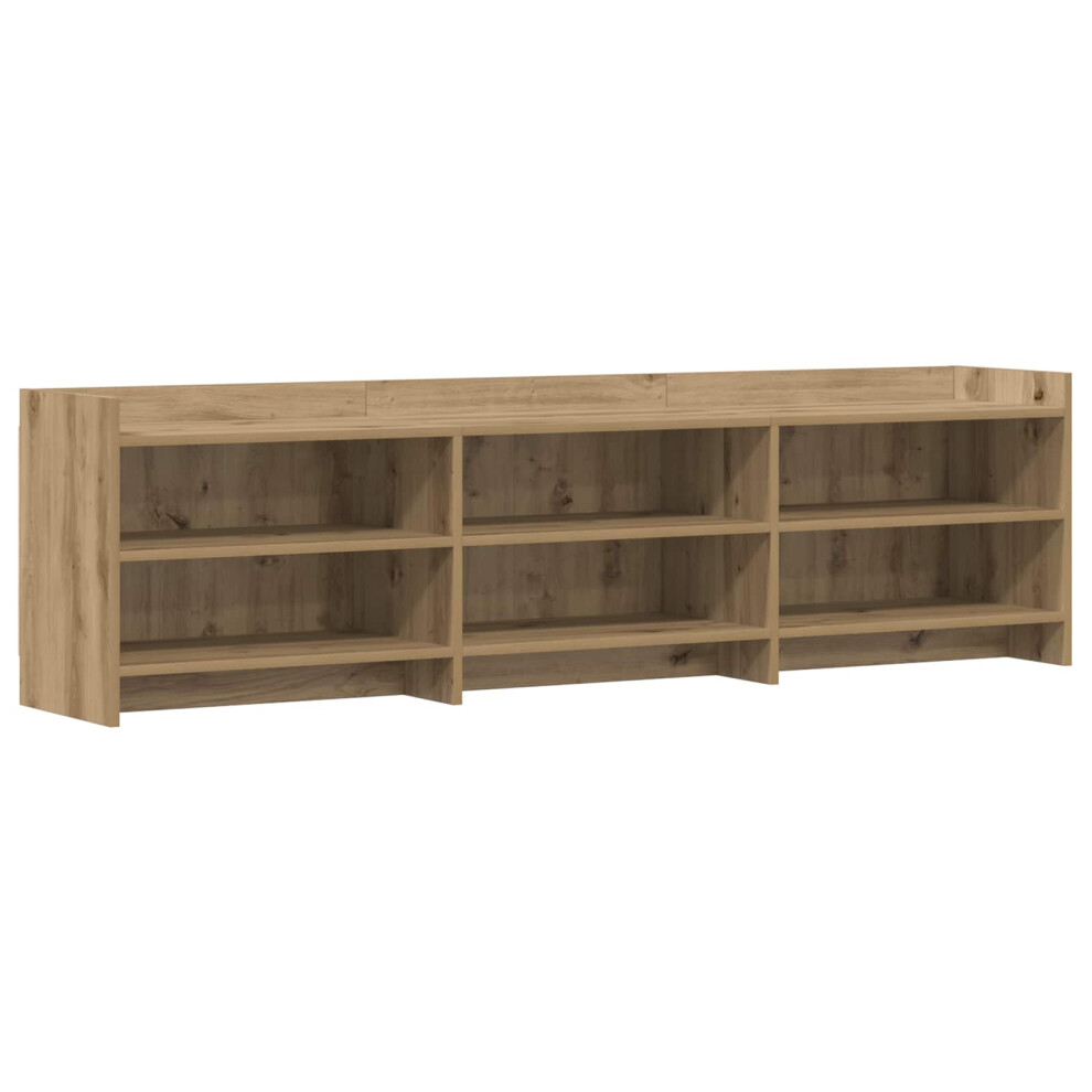 Vidaxl Tv Cabinet 168 X 33 X 47 Cm Artisan Oak Engineered Wood