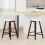 VidaXL vidaXL Dining Chairs 2 pcs Light Brown 46 x 37 x 63 cm 1