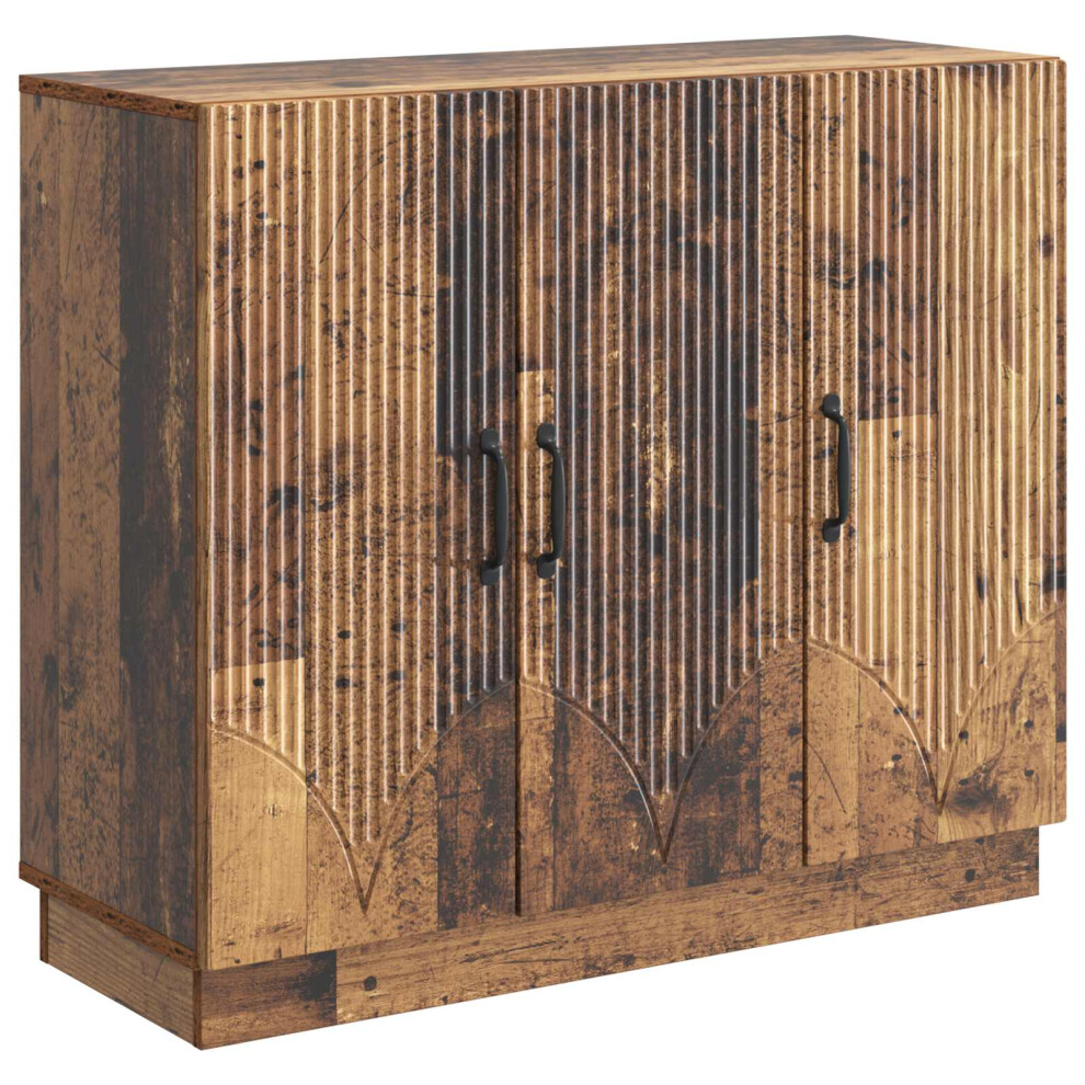 Vidaxl Sideboard Old Wood 89 X 34.5 X 77 Cm Engineered Wood