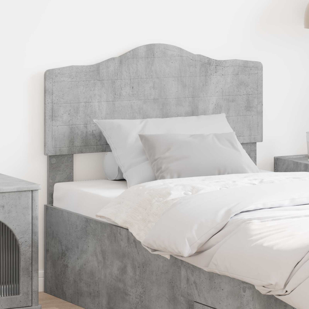 Vidaxl Headboard Concrete Engineered Wood Grey