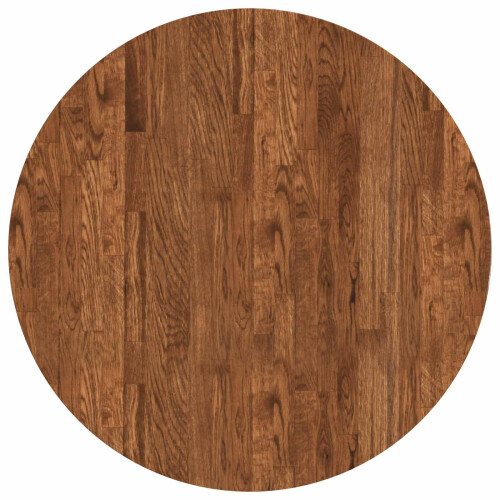 VidaXL vidaXL Table Top Light Brown Ø 70 x 2.5 cm Solid Oak Wood 1