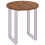 VidaXL vidaXL Table Top Light Brown Ø 70 x 2.5 cm Solid Oak Wood 3