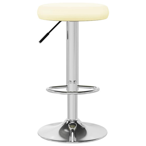VidaXL vidaXL Bar Stools 2 pcs Cream Faux Leather 2